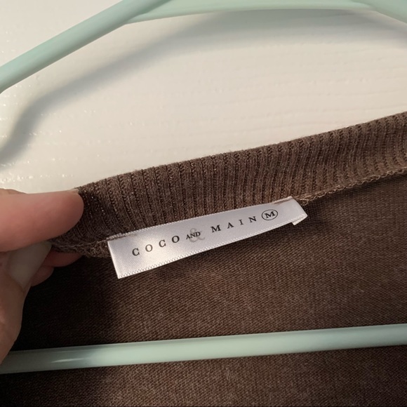 NWOT Brown Sweater - Picture 4 of 4